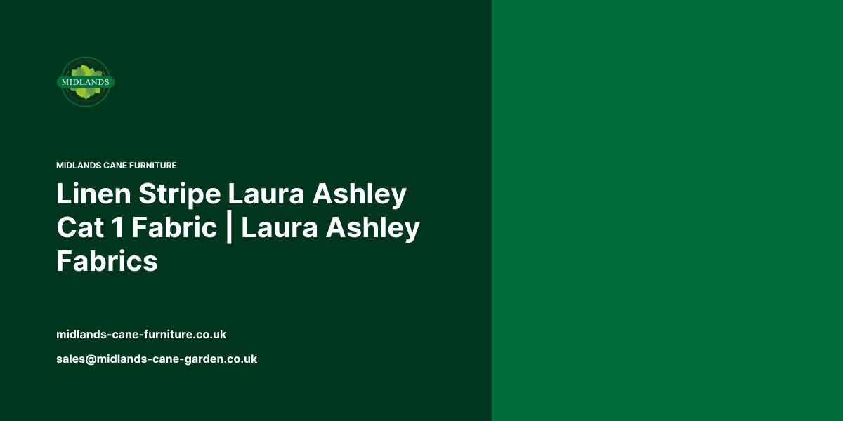Linen Stripe Laura Ashley Cat 1 Fabric | Laura Ashley Fabrics