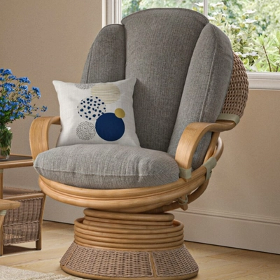 Cane Swivel Rocker Indoor Cane Swivel Rocker Chairs | Cane Furniture Specialists
